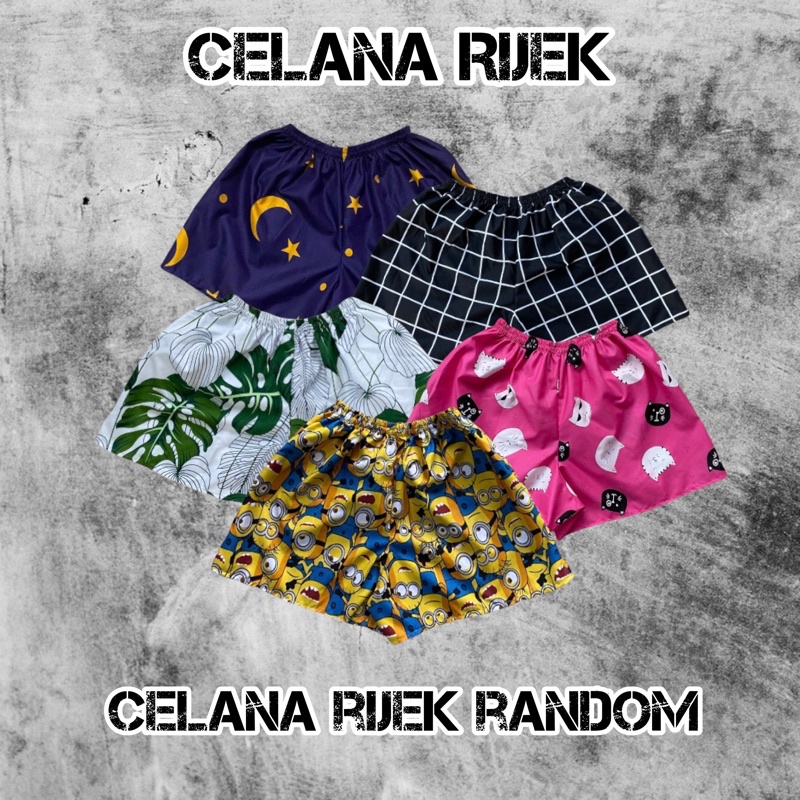[SALE] Celana kolor rijek remaja dewasa RANDOM