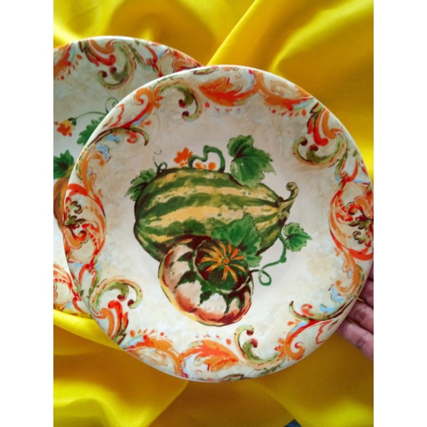 Piring Keramik Motif Halloween Unik