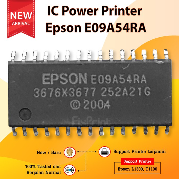 IC Epson E09A54RA IC6 Power Printer T1100 L1300 T 1100 L 1300