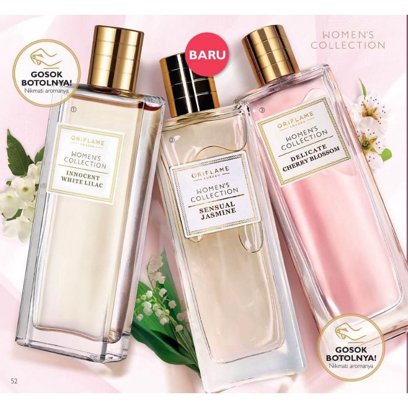 Women's Collection Delicate Cherry Blossom / Innocent White Lilac Edt/ White Lilac Perfumed Hand Cream/Radiant Peony Edt