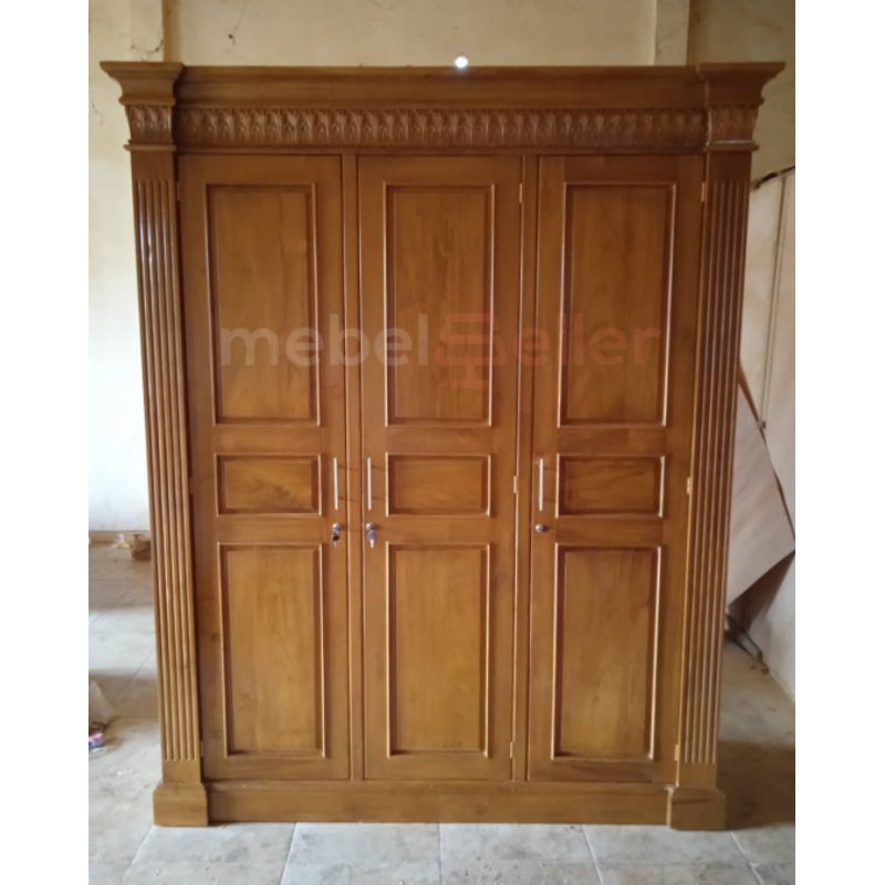 Lemari Pakaian Minimalis - Lemari Minimalis - Lemari minimalis 3 pintu