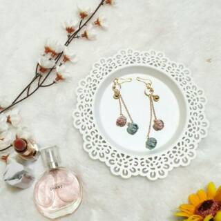 Anting Peniti Hijab Bunga 3 Dimensi