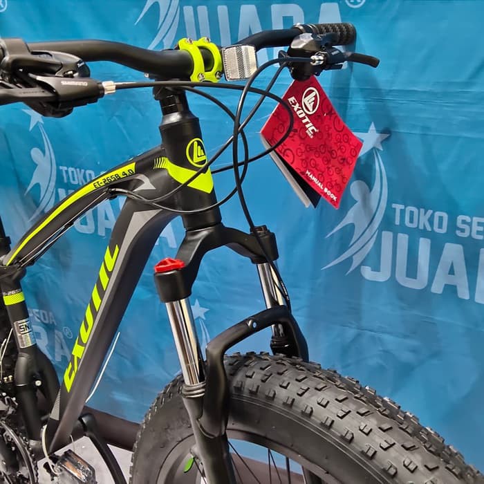 JUAL termurah SEPEDA EXOTIC 2658 4 0 FAT BIKE HITAM KUNING JUAL termurah SEPEDA EXOTIC 2658 4 0 FAT BIKE HITAM KUNING