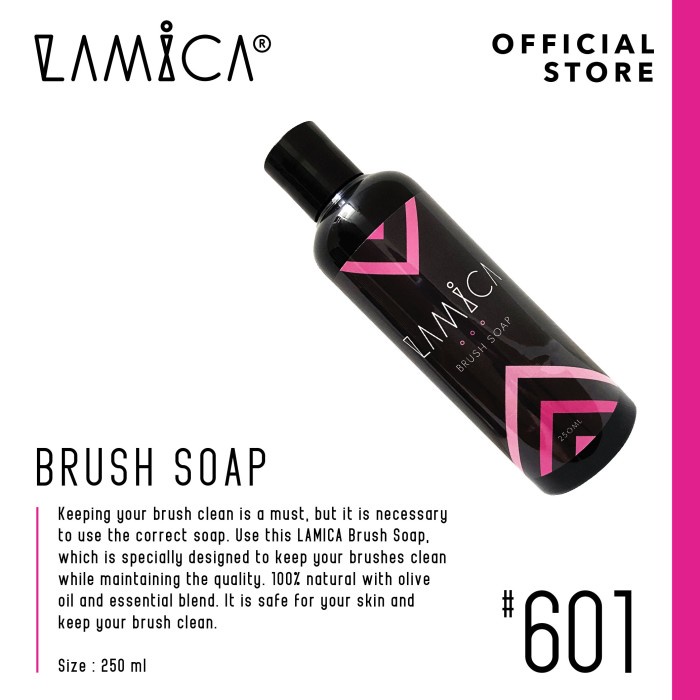 Brush-Make-Up- Lamica Brush Soap (Sabun Cuci Kuas Makeup) -Make-Up-Brush.