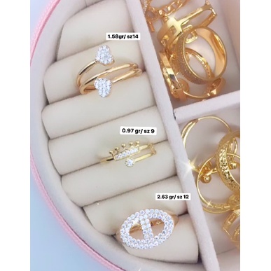 Cincin terbaru kekinian emas kadar muda