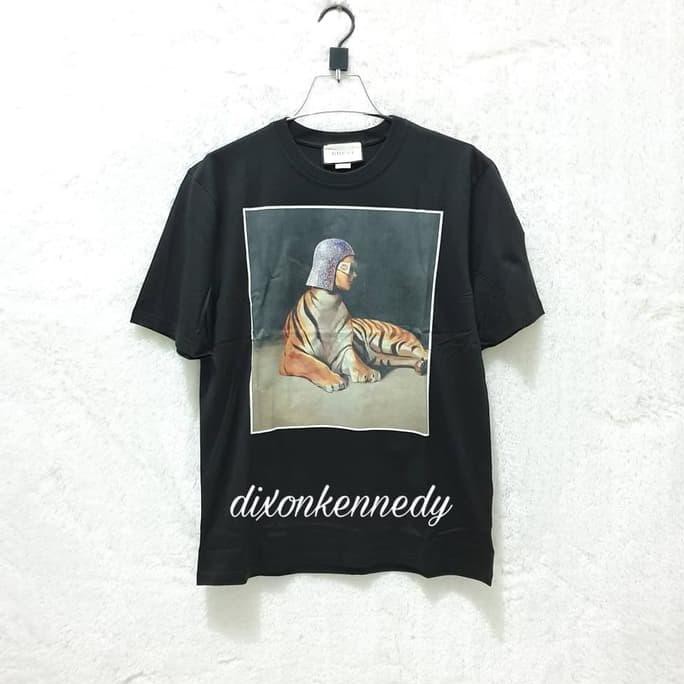 Kaos Gucci Cleopatra Tiger Black Colour New Super Mirror Quality 1:1 .Aruansy.Olshop