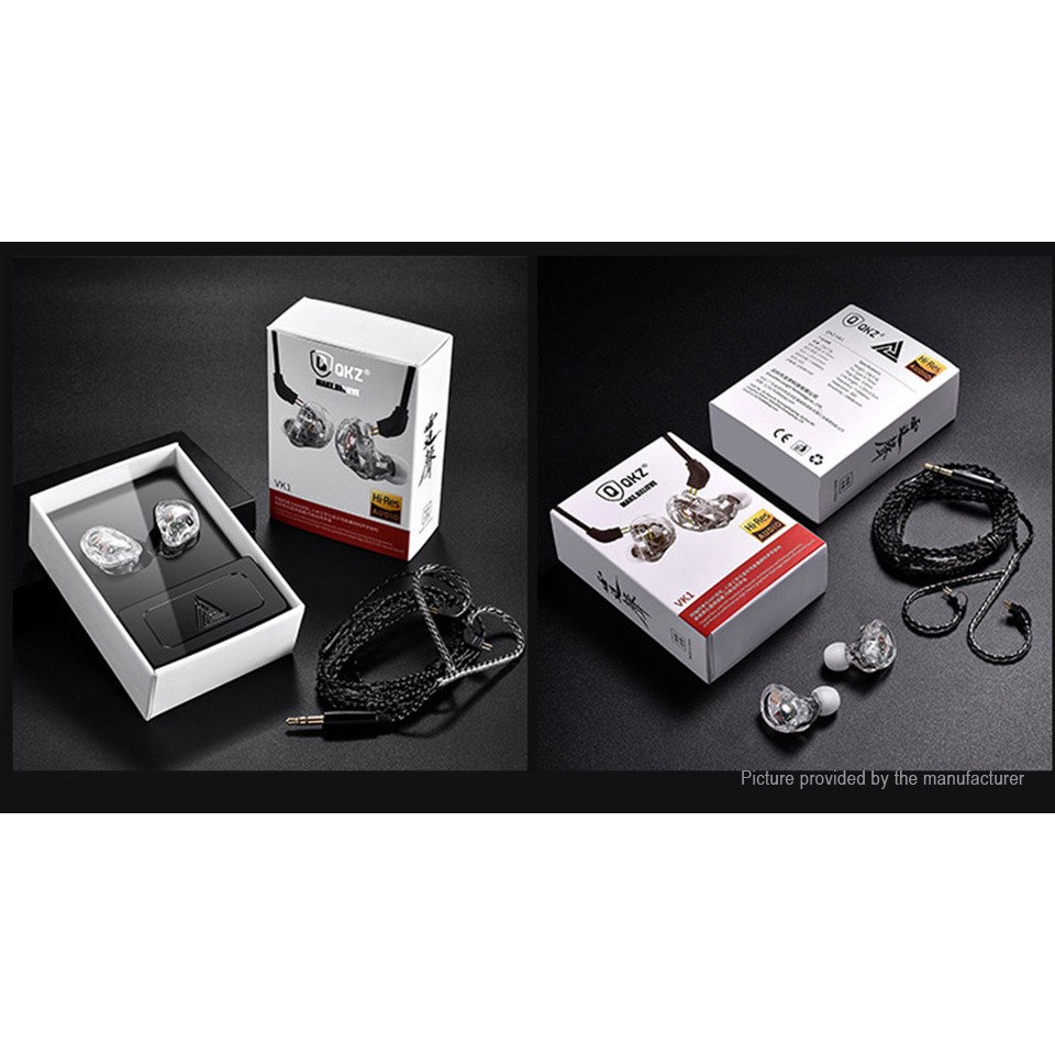 QKZ VK1 QKZ-VK1 Knowledge Zenith Quality 4DD Driver Earphone Hifi