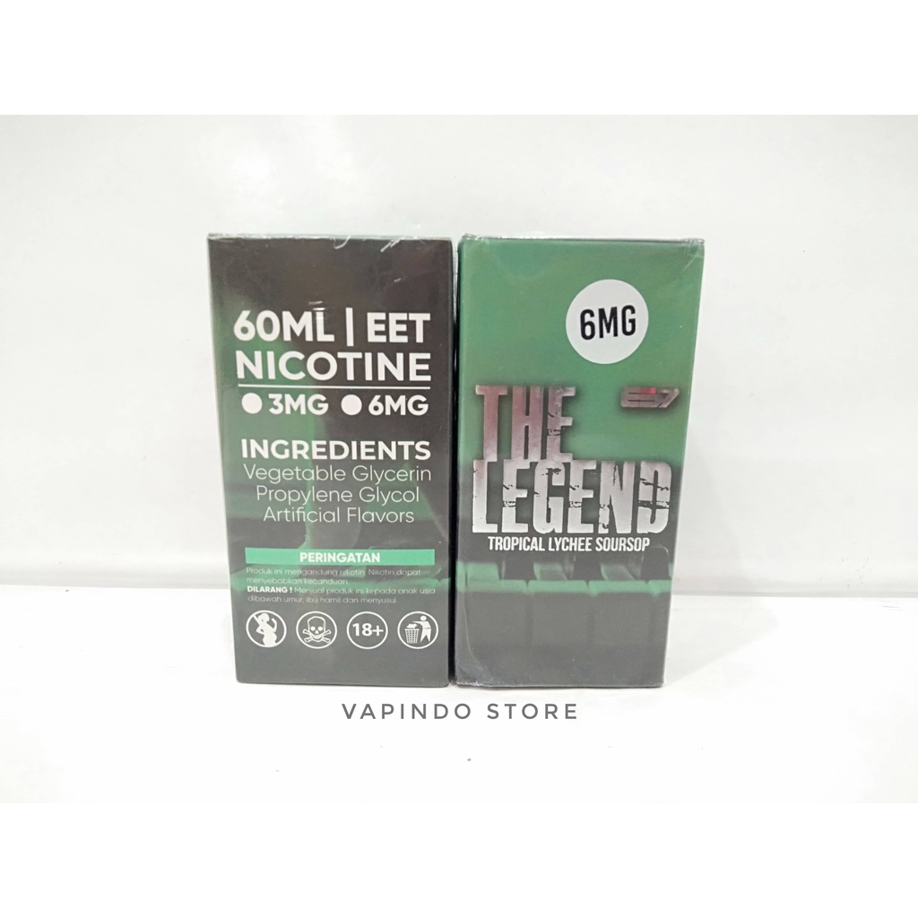 NIC 6MG THE LEGEND TROPICAL LYCHEE SOURSOP 60ML BY HERO57