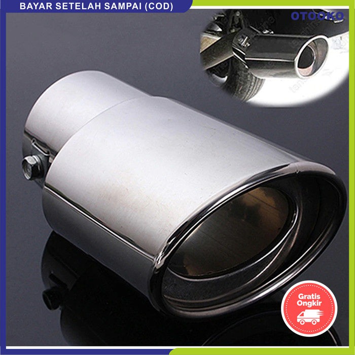 Knalpot uung universal Muffler all mobil  Muffler cutter buntut Cover Dekorasi ujung Knalpot Mobil Universal