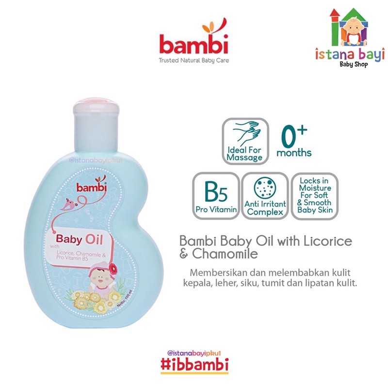 Bambi Baby Oil 100 ml/baby oil