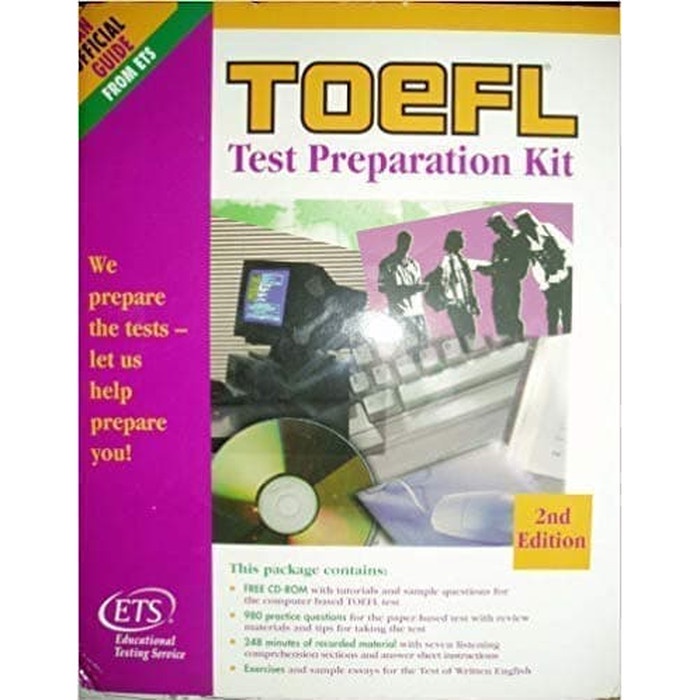 

✨COD✨ ETS TOEFL Preparation Kit Volume 1 - 3 Workbook + Audio