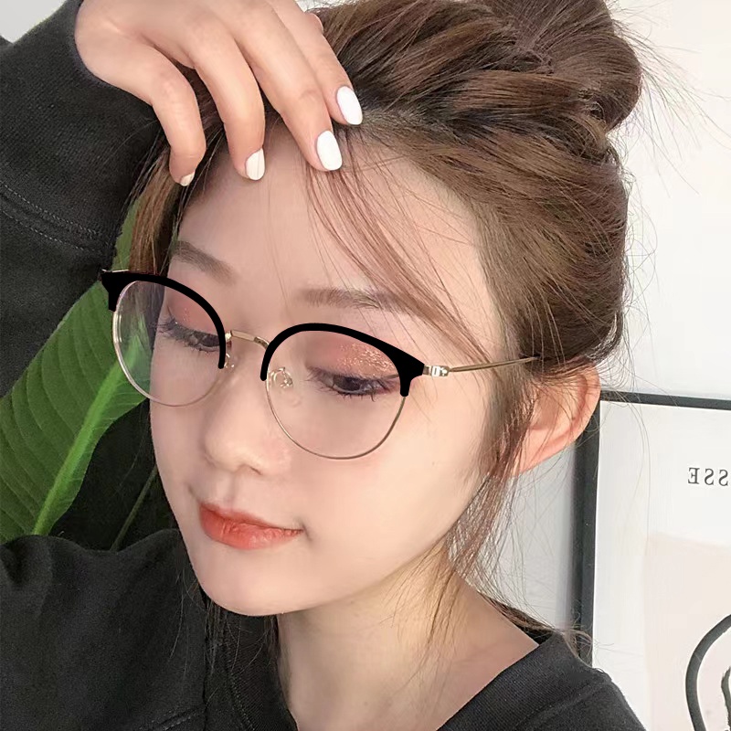 Kacamata Wanita Photocromic Korea Murah Fashion Aksesoris Eyeglasses Import