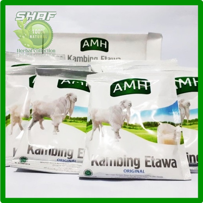 

Susu Kambing Etawa AMH ORIGINAL FULL CREAM Vanilla 10 Sachet