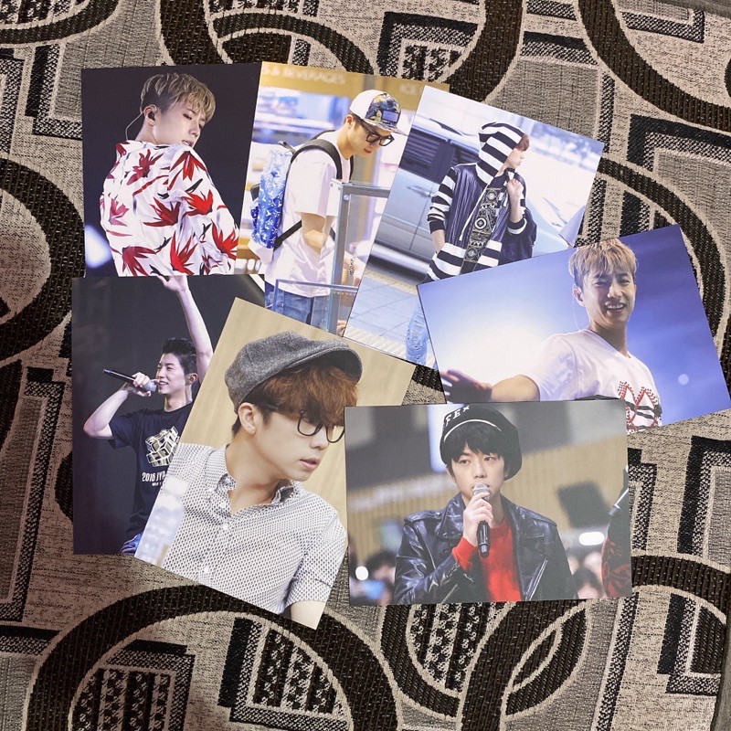 2PM WOOYOUNG WELL POSTCARD