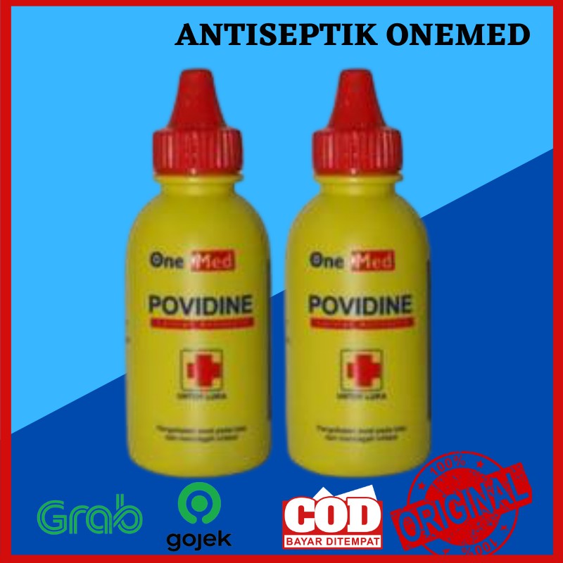 Onemed Antiseptik Cair 60ml Obat Merah Povidone Iodine Ecodine