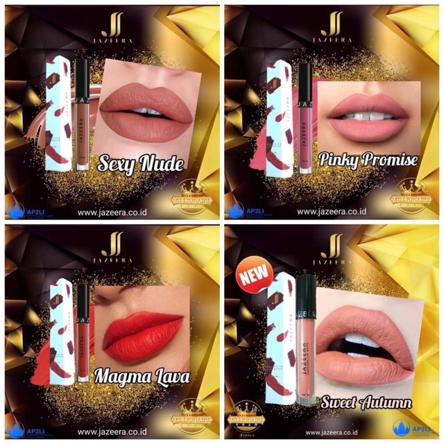 Lipstik Jazeera Original, lip cream jazeera, lipmatte Jazeera lipstikjazeera jazeeralipstik