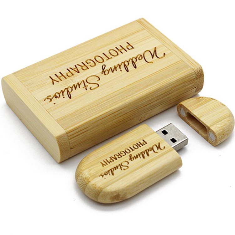 Flash Disk usb Bahan Kayu Kapasitas 4GB / 16GB / 32GB / 64GB Untuk Hadiah Pernikahan