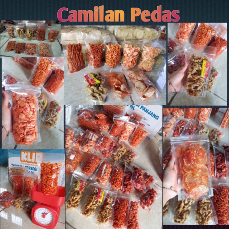 

Camilan Pedas Kemasan Plastik