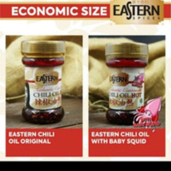 

Chili Oil Baby squid 120gr Eastern/Sambal Cumi/Minyak Cabai Halal