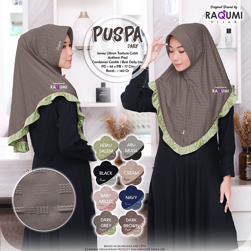 PUSPA HIJAB INSTAN RAQUMI DAILY