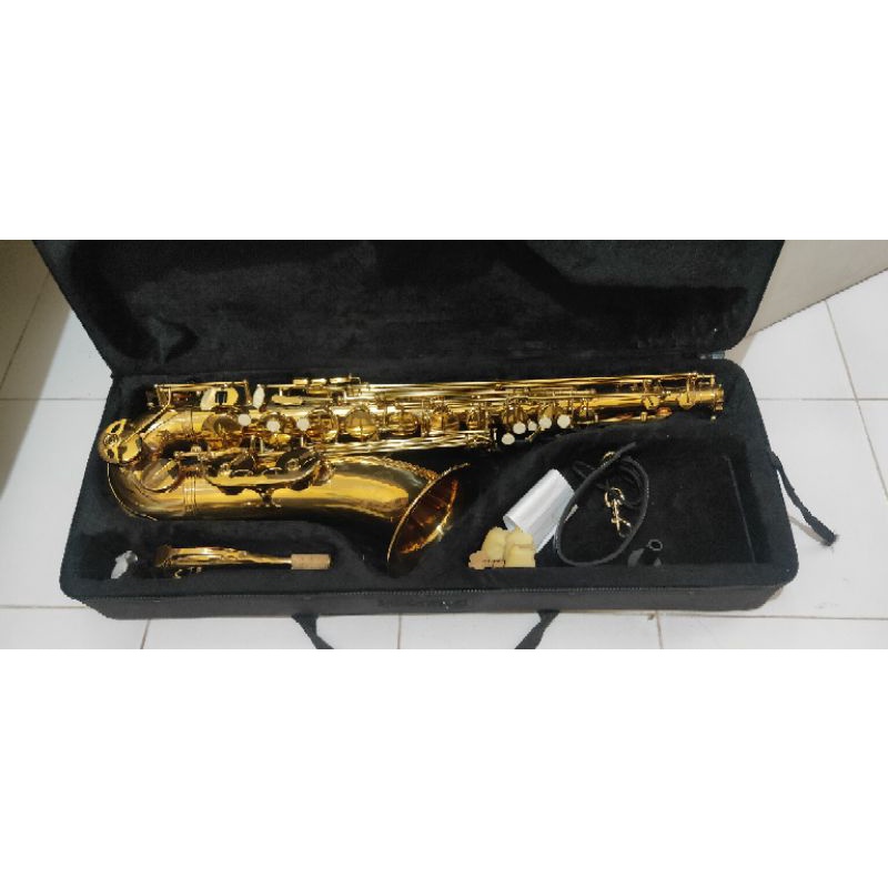 SAXOPHONE TENOR OCEAN LENGKAP SECOND HAND