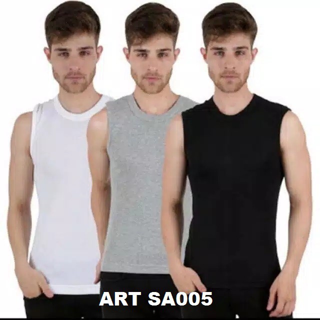 Singlet KATUN Comfort Pria Agree SA005 / Kaos Oblong Super Cool Tanpa Lengan Agree SA 005