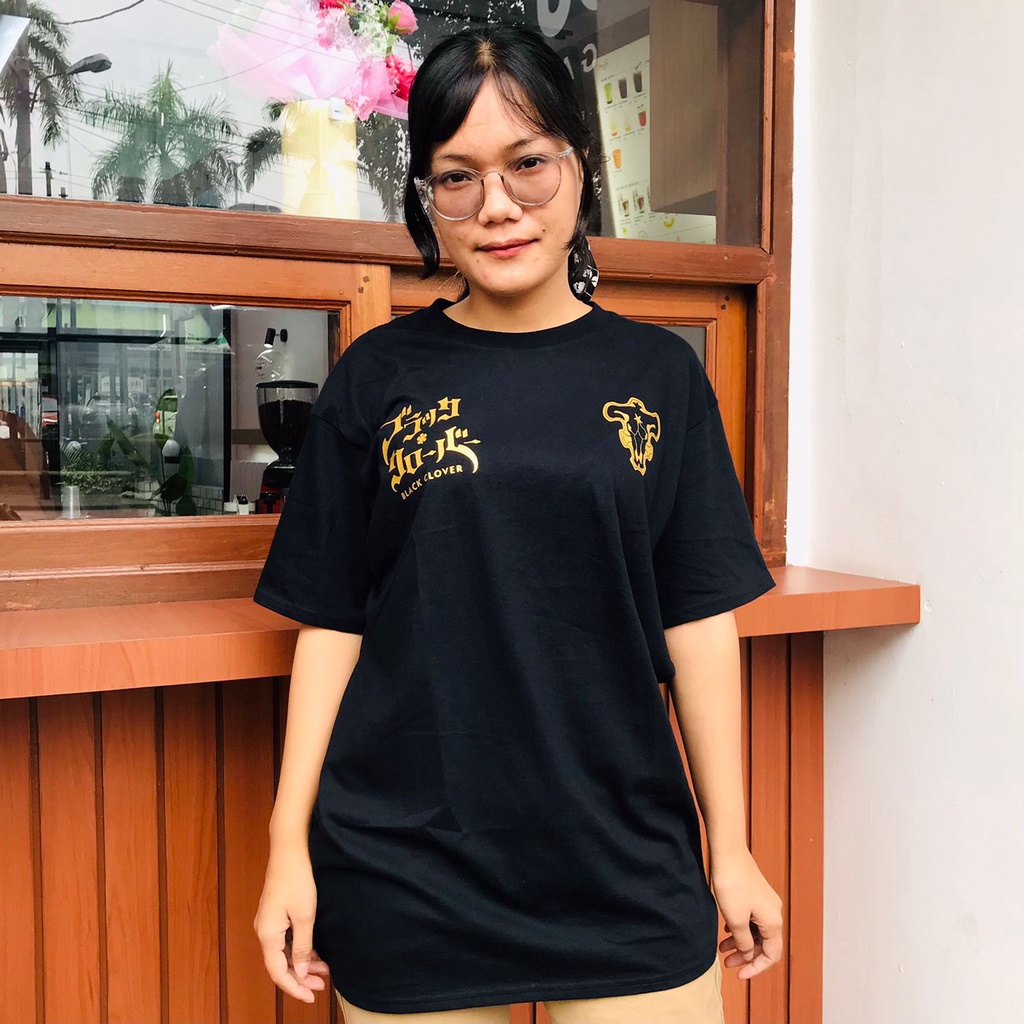 Tshirt BlackBull Black Clover Gold