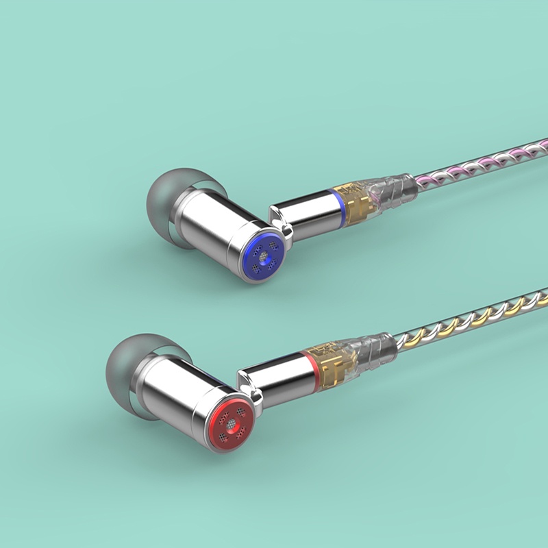 Senfer Kp616 Earphone In Ear Hifi Bahan Metal Karbon Nano Diafragma 5mm Dengan Kabel Mmcx Bisa Dilepas