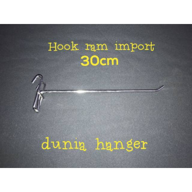 HOOK RAM besi 30CM cantolan ram 30cm impor