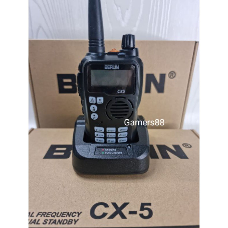 HT BERLIN CX5 DUALBAND - HT BERLIN CX-5 VHF UHF MURAH