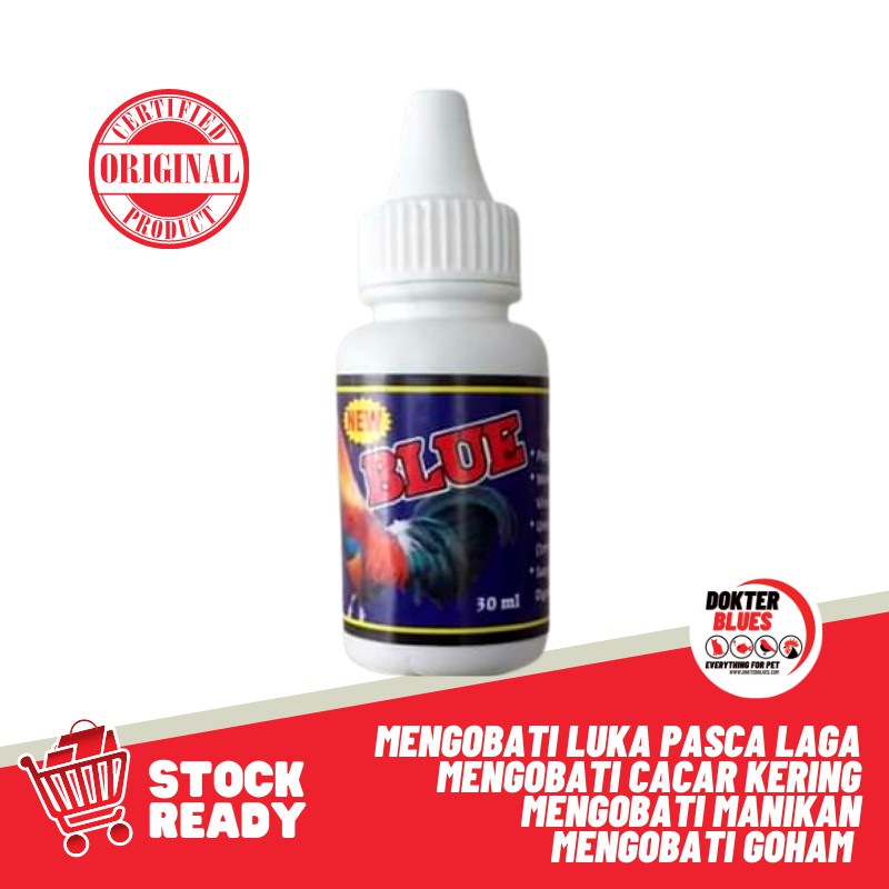 New Blue Obat Biru Cacar Ayam Luka Infeksi Diptherie Colera