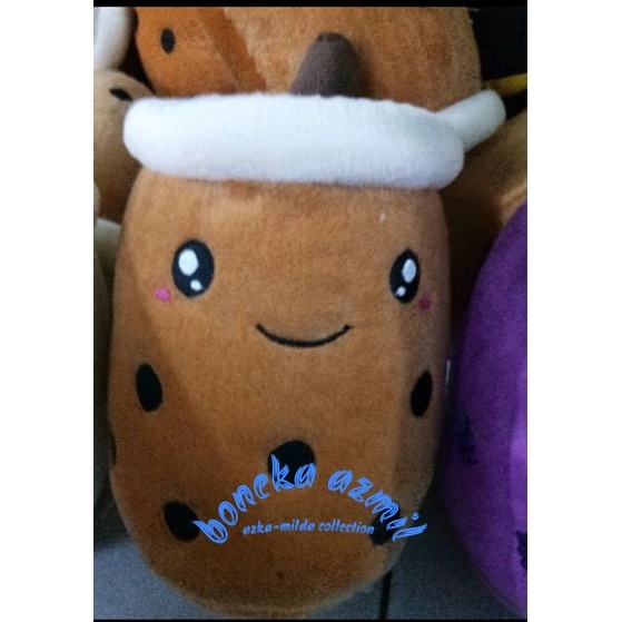 Boneka boba bubble milk tea size m