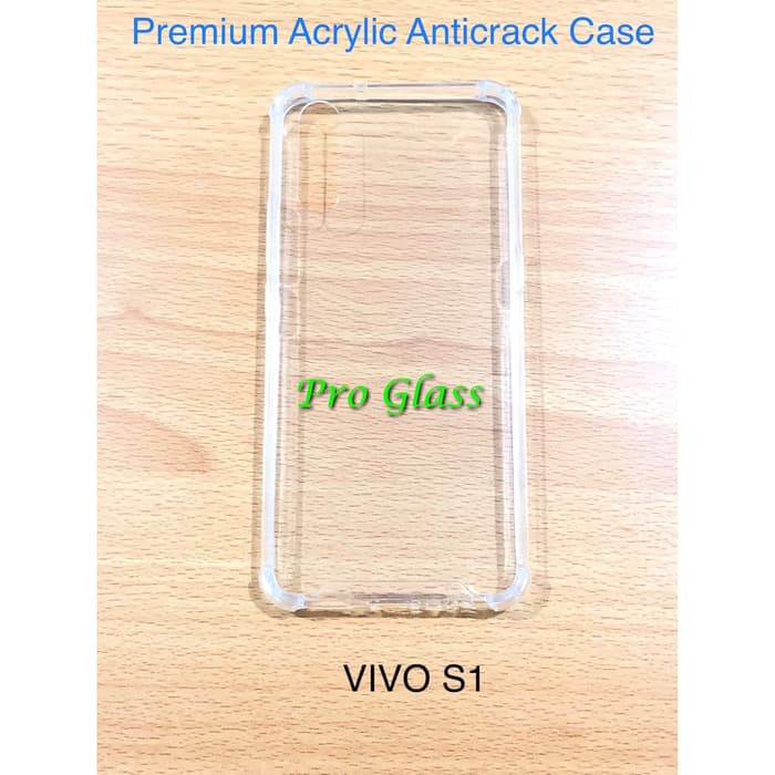 VIVO S1 Anticrack / Anti Crack / ACRYLIC Case Silicone Premium