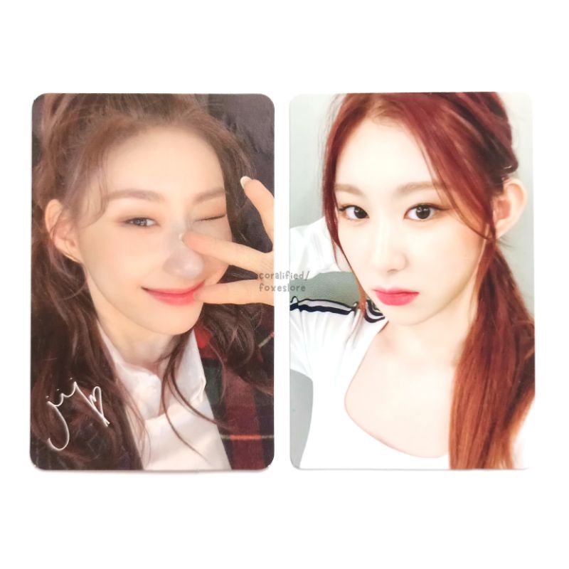 Photocard PC ITZY Chaeryeong Wannabe Sign No Bad Days November NBD