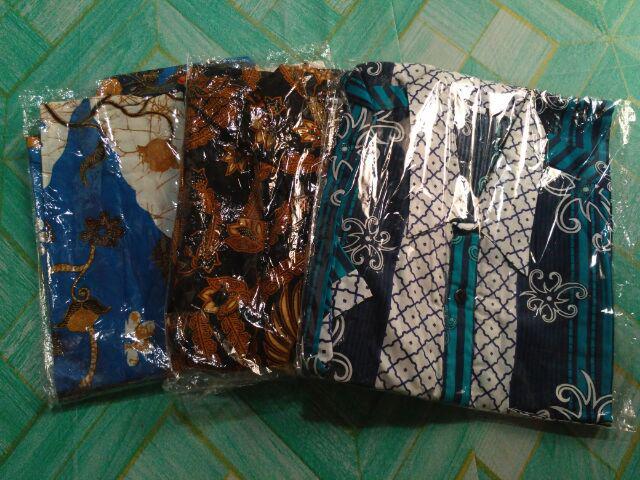 Hem/ Kemeja Batik Lengan Pendek Pria Madura Zig Zag