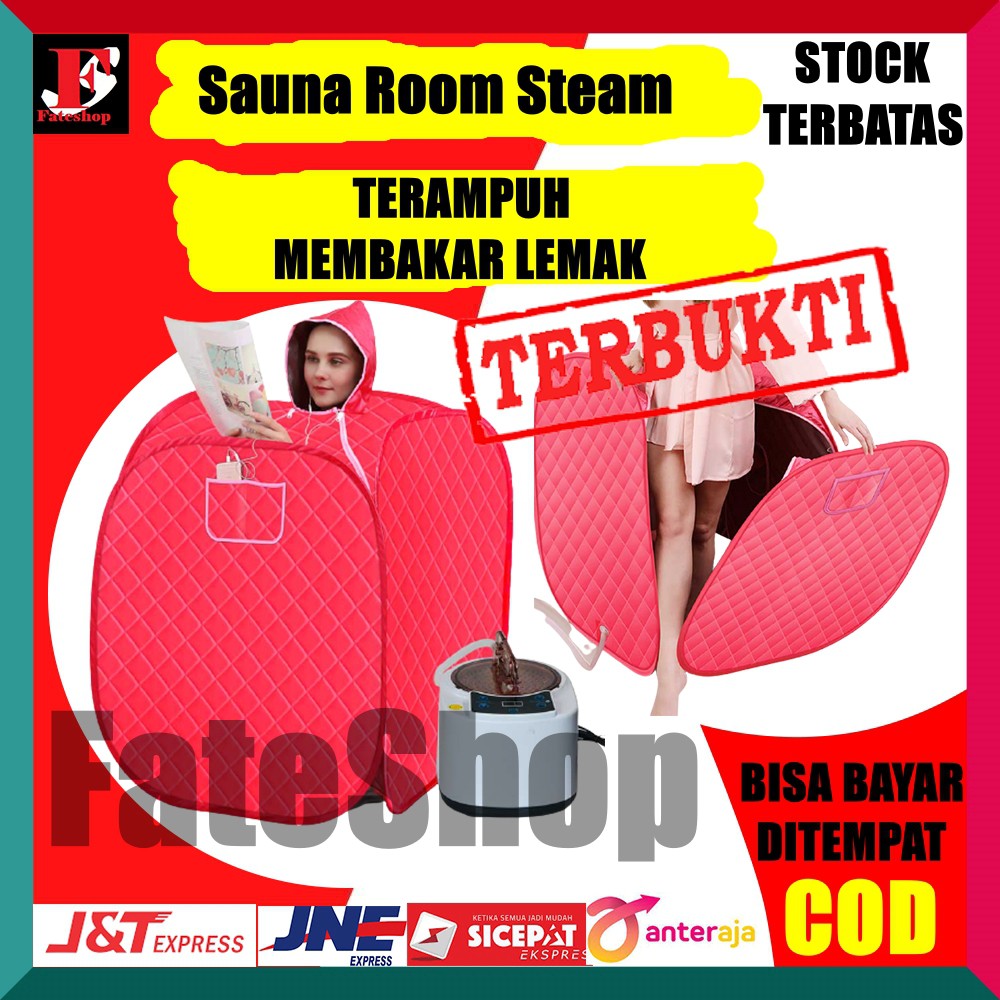 Alat Sauna Spa Full Body Portable Portabel Pelangsing Badan Room Steam di Rumah Terlaris Murah A16