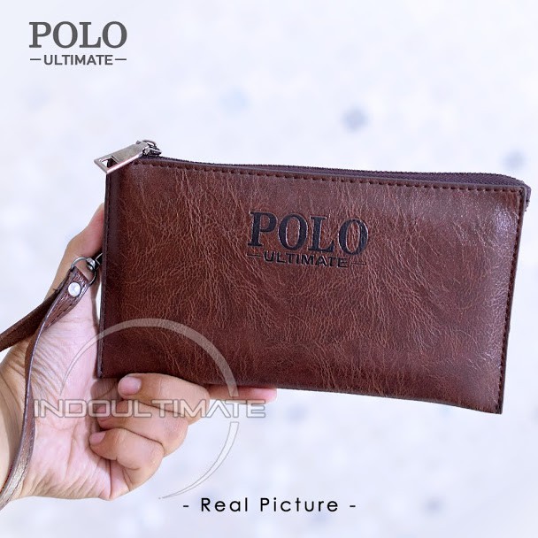 Dompet Pria Kulit Panjang Import Dompet Cowok Panjang Branded POLO ULTIMATE Ori Jpd-1619