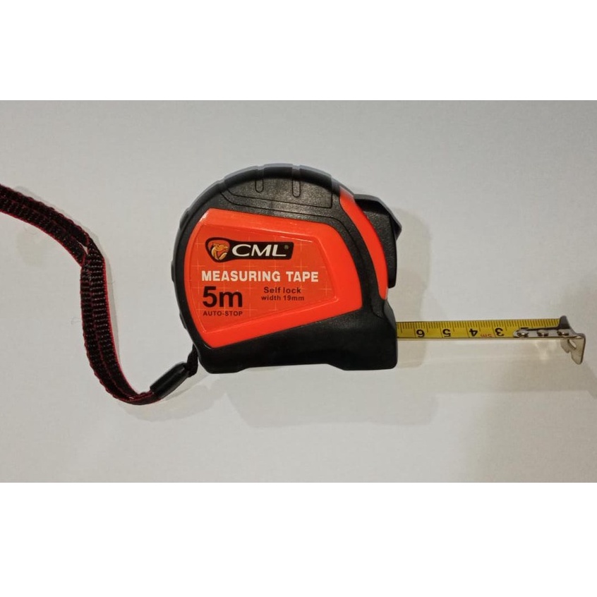 METERAN SELF LOCK MODEL ONI / METERAN TUKANG AUTO LOCK / MEASURING TAPE / METERAN KARET OTOMATIS SELFLOCK 3METER 5METER