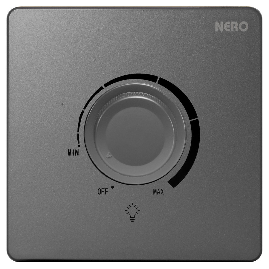 Nero Saklar Dimmer Casa X2 - Grey