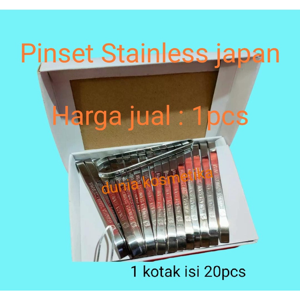 ALAT CABUT JENGGOT PINSET BULU STAINLESS ( PCS )