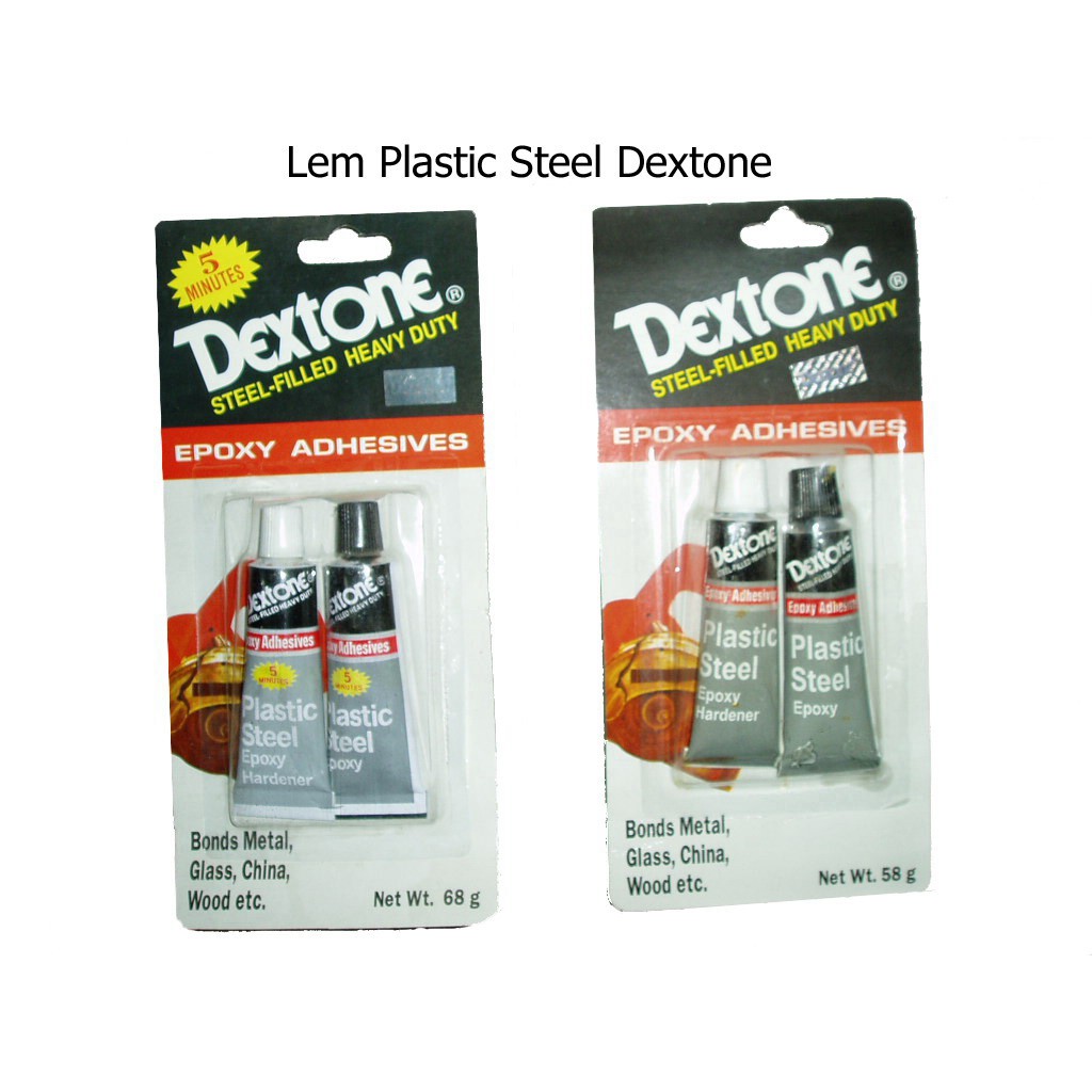 

LEM DEXTONE PLASTIC STEEL 5MENIT (murah dan berkualitas)