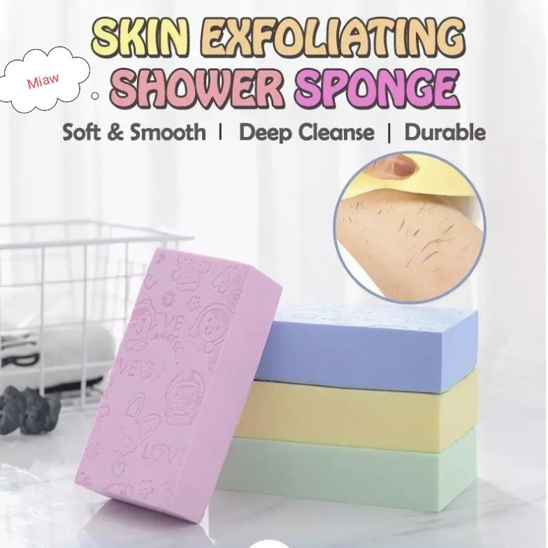 Shower Puff Lembut Sponge Spons Busa Mandi Dewasa dan Bayi Scrub Ori Pororo Korea