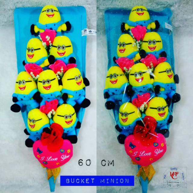 Bucket boneka minion