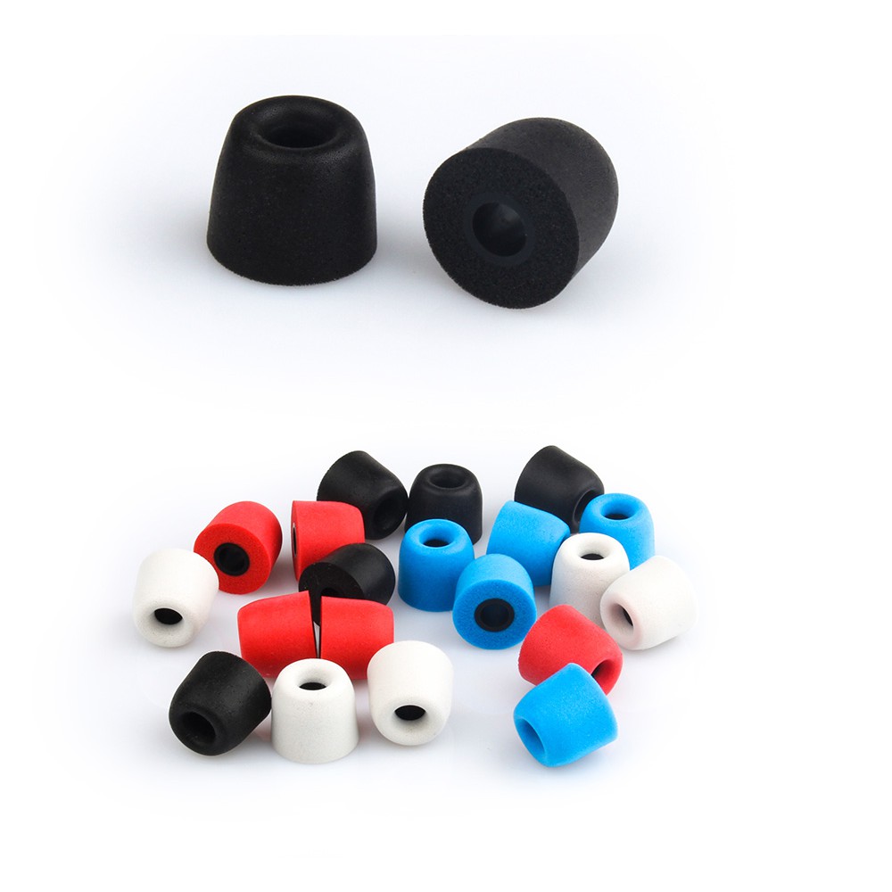 [Bayar Di Tempat]5pairs TRN Noise Isolating Memory Foam Ear Tips Foam Eartips