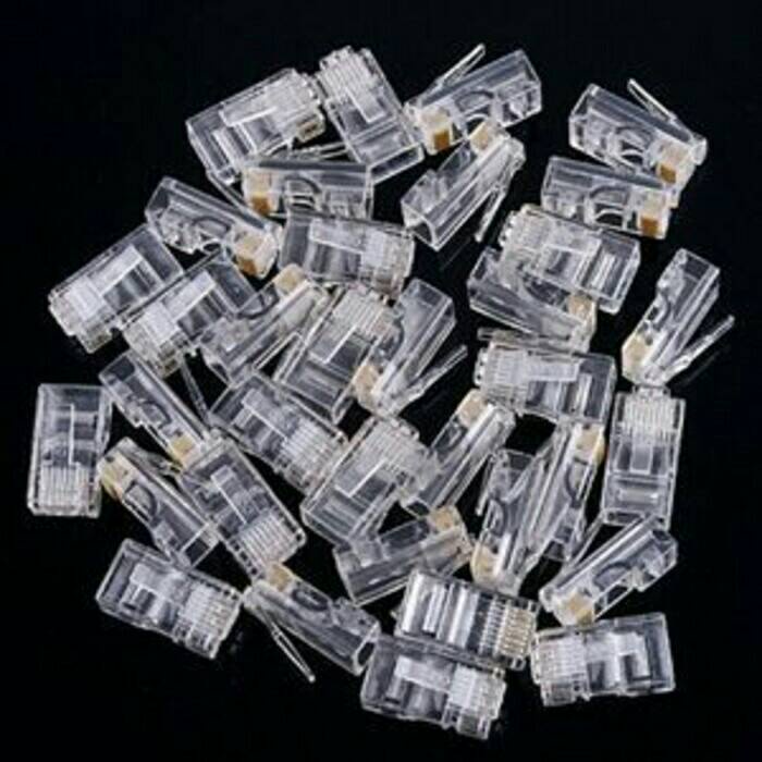 KONEKTOR RJ 45 ISI 100 Pcs / RG 45 isi 100