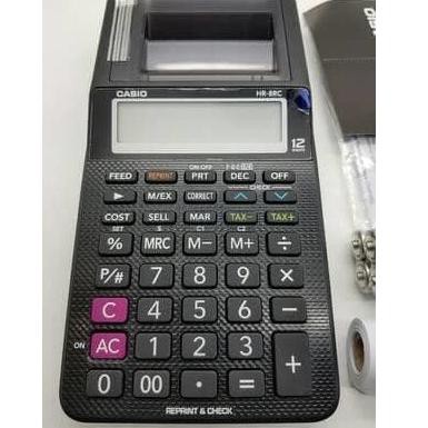 

ORIGINAL Casio HR-8RC Printing Calculator HR-8 RC Kalkulator Print DOUBLE PRINT (ART. 5527)