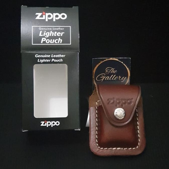 Original Zippo Pouch Brown (Coklat)