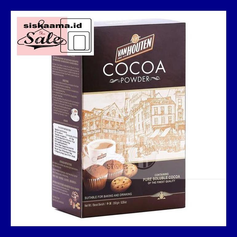 

A40D0Yh Coklat Bubuk Cocoa Van Houten Vanhouten 180Gr D50Tr40V