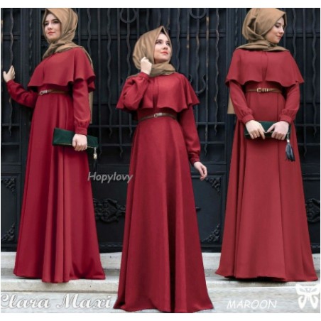 TERLARIS!!! Ashanty Gown baju pesta Brokat Tabur mutiara velvet