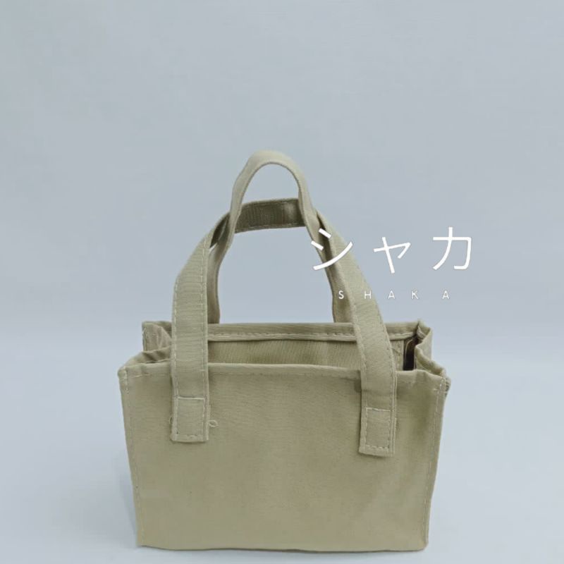 Tas Selempang Wanita Aletta Canvas / Sling Bag Mini Aletta Canvas / Tas Wanita Selempang Canvas